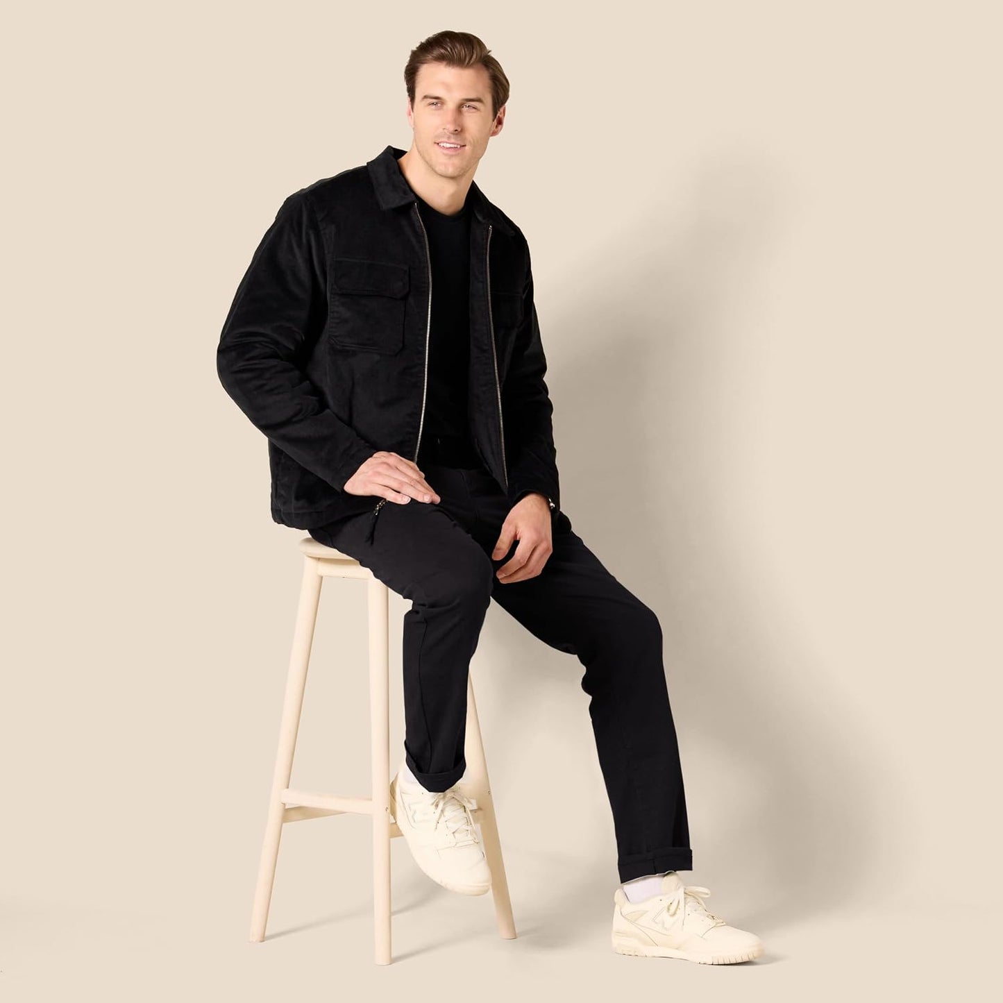 Men'S 5-Pocket Stretch Twill Casual Pants