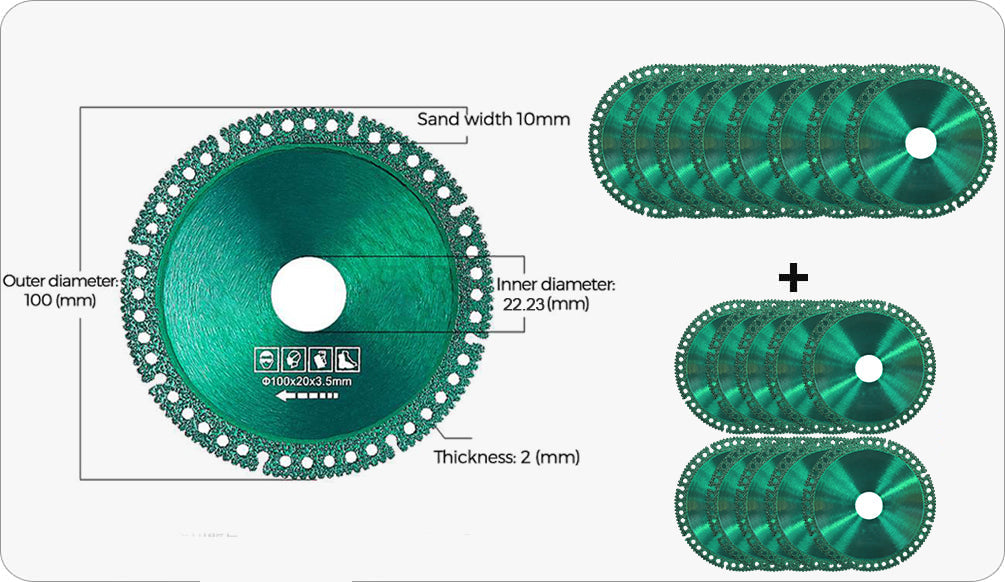 💥Buy 8 Get 10 Free(18 PCS)💥Composite Multifunctional Cutting Saw Blade
