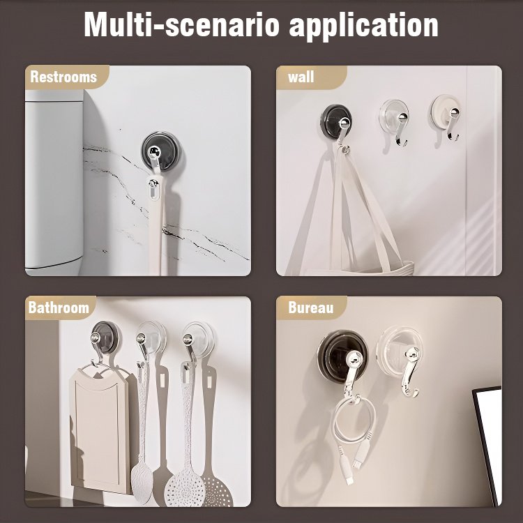 🔥Powerful suction cup hooks no punching(Great Sale⛄BUY 2 Get 5% OFF