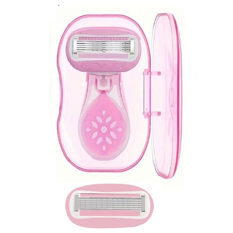 π FemmeCut 5-Blade Mini Razor: Compact Power for Flawless Legs! π