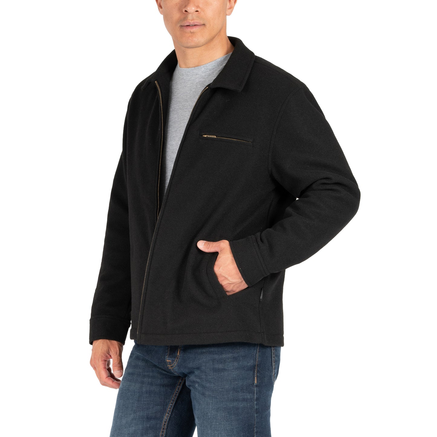Colorado Clothing Men'S Faux Wool Jacket