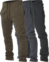 3 Pack Mens Fleece Wide Leg Sweatpants with Pockets, Open Bottom Workout Sweatpants for Men