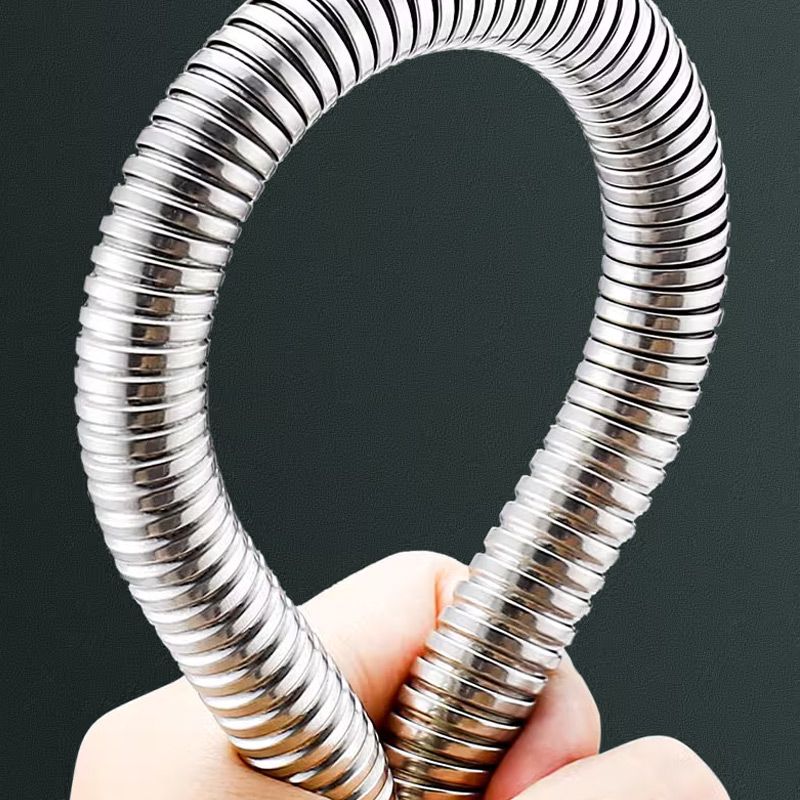 🔥Christmas Special 49% OFF🎅 304 Stainless Steel Electroplated Metal Explosion-proof Hose