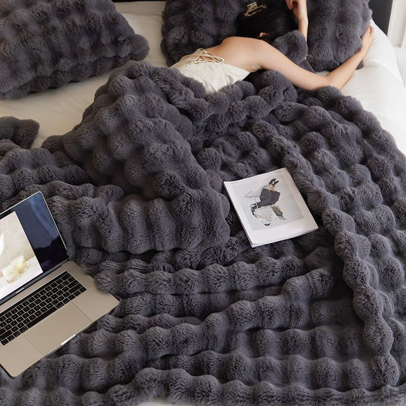 🎄🎅It's indispensable to keep warm at Christmas🎁 Soft Fluffy Blanket（Great Sale⛄BUY 2 Get 10% OFF + FREE SHIPPING）