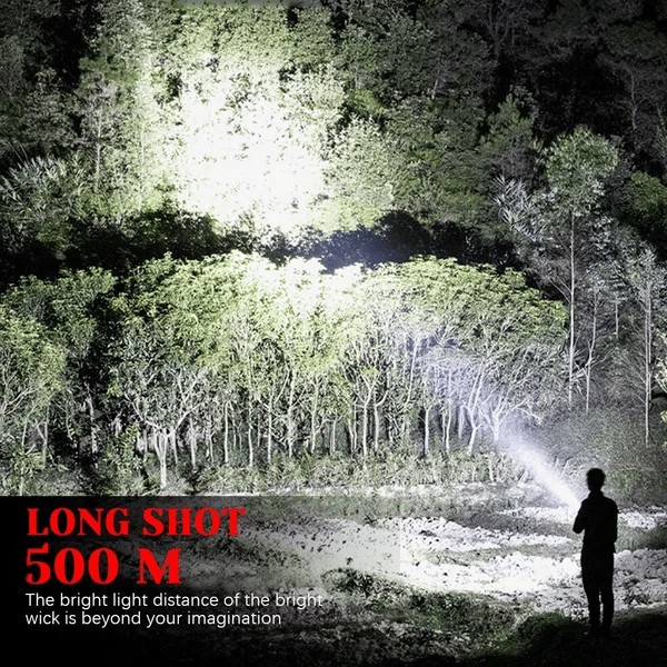 💥Limited Time Offer💥Rechargeable Tactical Spotlight Flashlight 160000 High LUMENS