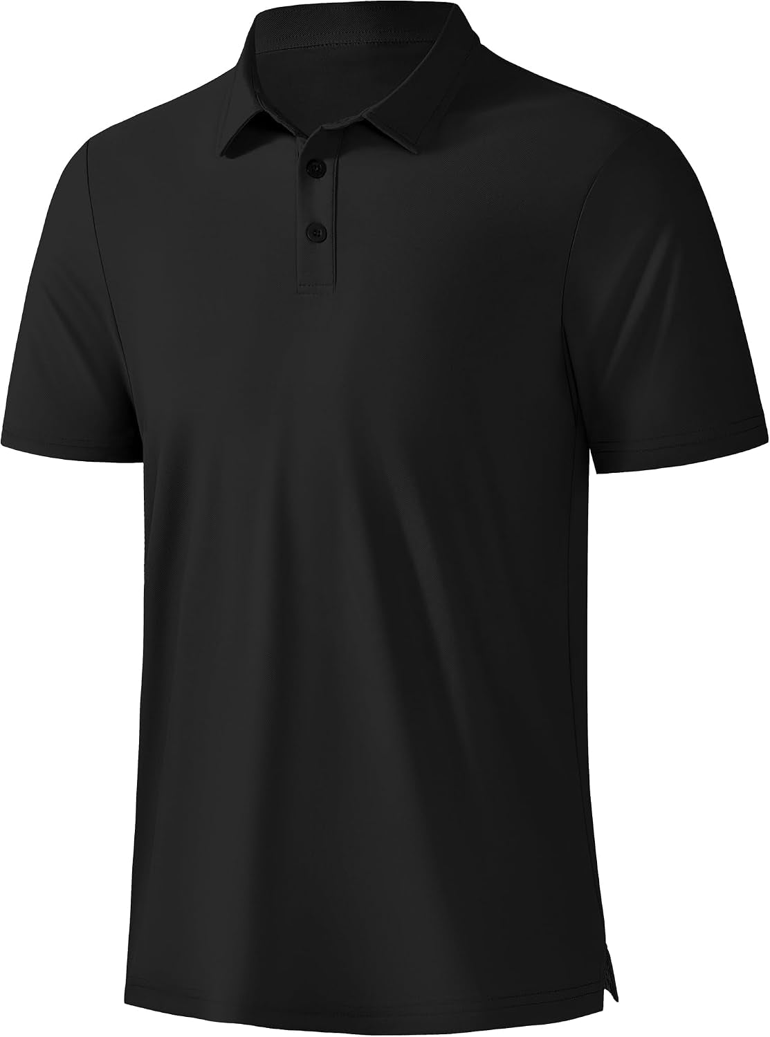 Mens Golf Polo Shirts Moisture Wicking Performance Short Sleeve Pique Athletic Golf Collared Shirts for Men