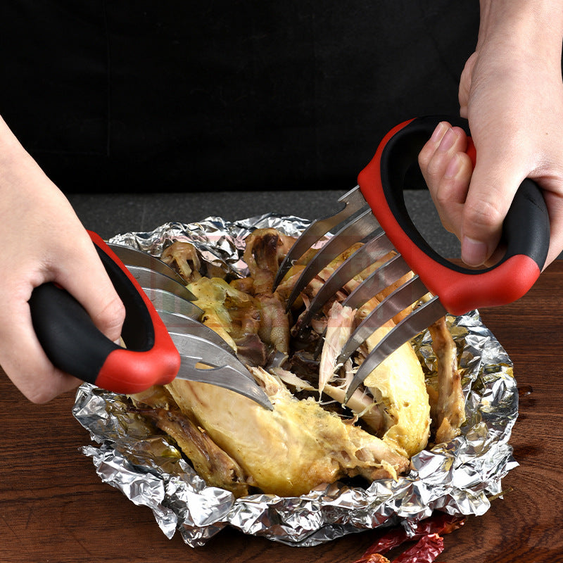 💥Ergonomic Stainless Steel Meat Shredder Claws - Great Kitchen Gift