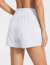 Women'S 3" Board Shorts High Waisted Swim Shorts Swimsuit Bottoms Beach Shorts with Pockets S-2XL