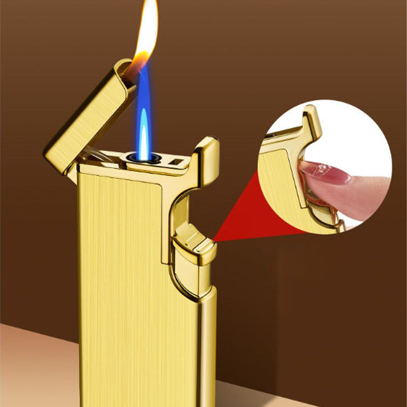 🔥🔥Creative Windproof Dual Flame Refillable Gas Lighter