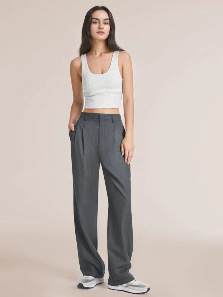 🔥Hot Promotion 49% OFF🔥HIGH WAIST TAILORED WIDE LEG PANTS