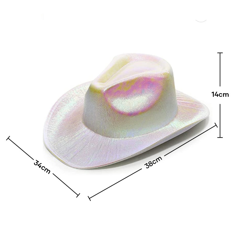 LED Cowboy Party Hat