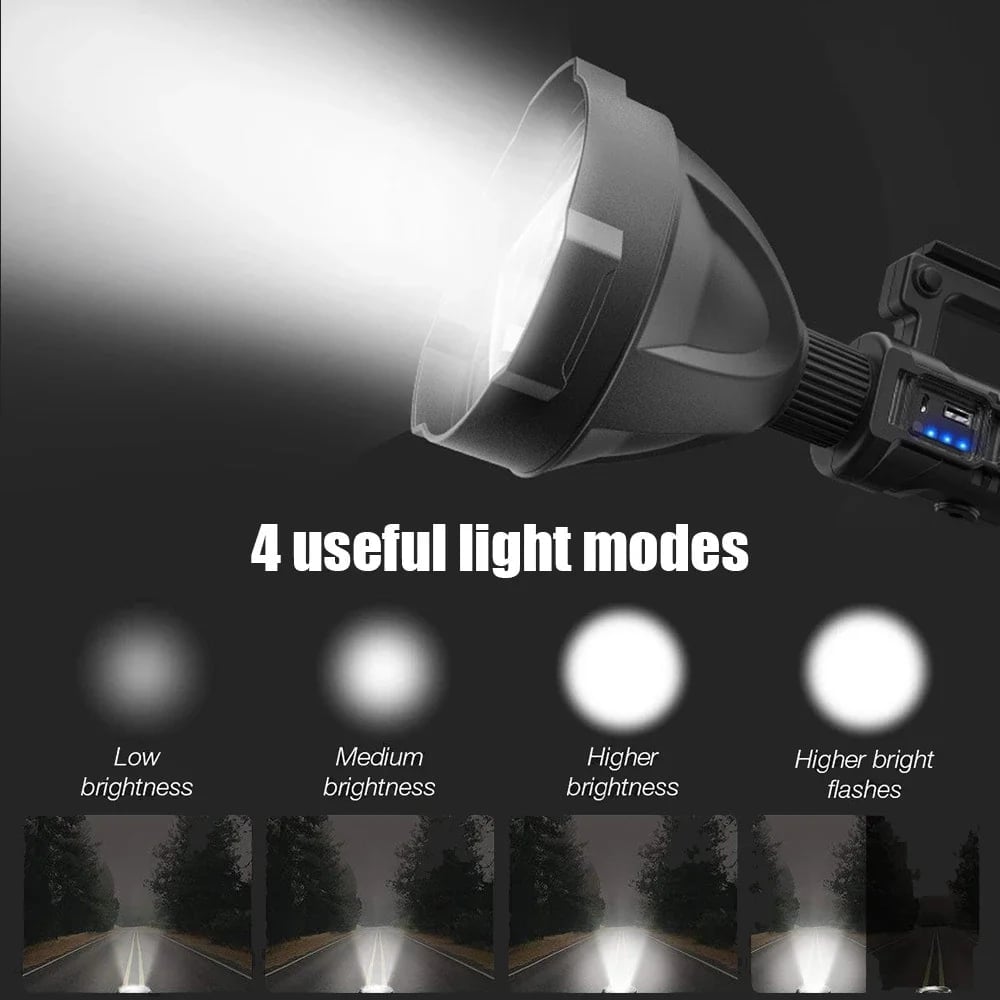 💥Limited Time Offer💥Rechargeable Tactical Spotlight Flashlight 160000 High LUMENS