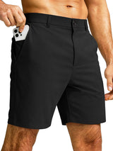Men'S Golf Dress Shorts 7" Lightweight Work Shorts for Men Casual Stretch Quick Dry with 6 Pockets