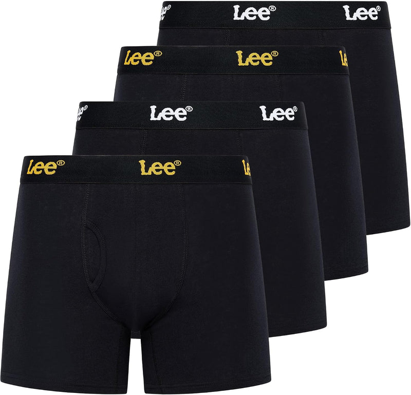 Mens Underwear 4 Pack Boxers for Men Cotton Stretch Boxer Briefs