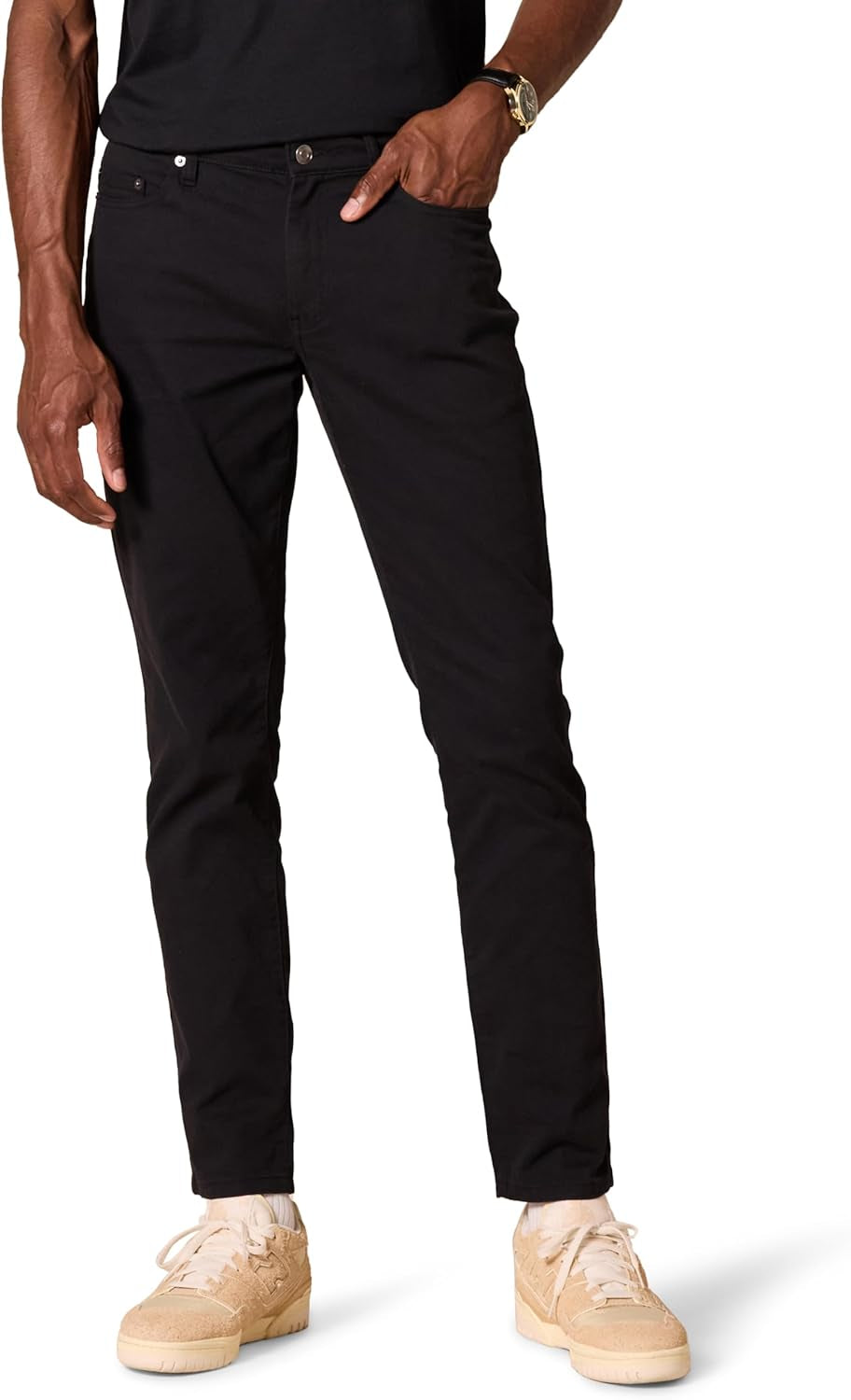 Men'S 5-Pocket Stretch Twill Casual Pants