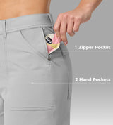 Women'S Hiking Shorts Qucik Dry Stretch Travel Golf Casual Shorts with Pockets Water Resistant 5"