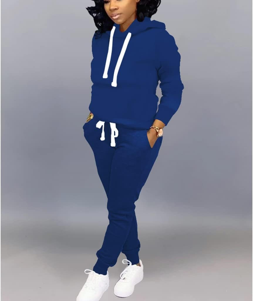 Two Piece Outfits for Women Workout Sweatsuits Matching Tracksuit Lounge Set