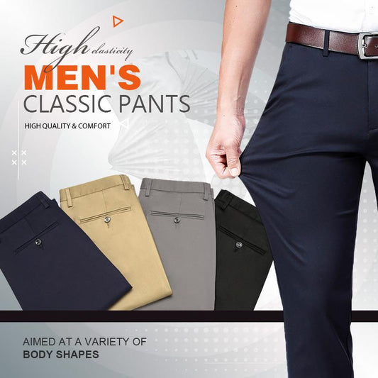 🔥2023 Summer sale 49% off🔥High Stretch Men's Classic Pants-BUY 2 FREE SHIPPING TODAY!