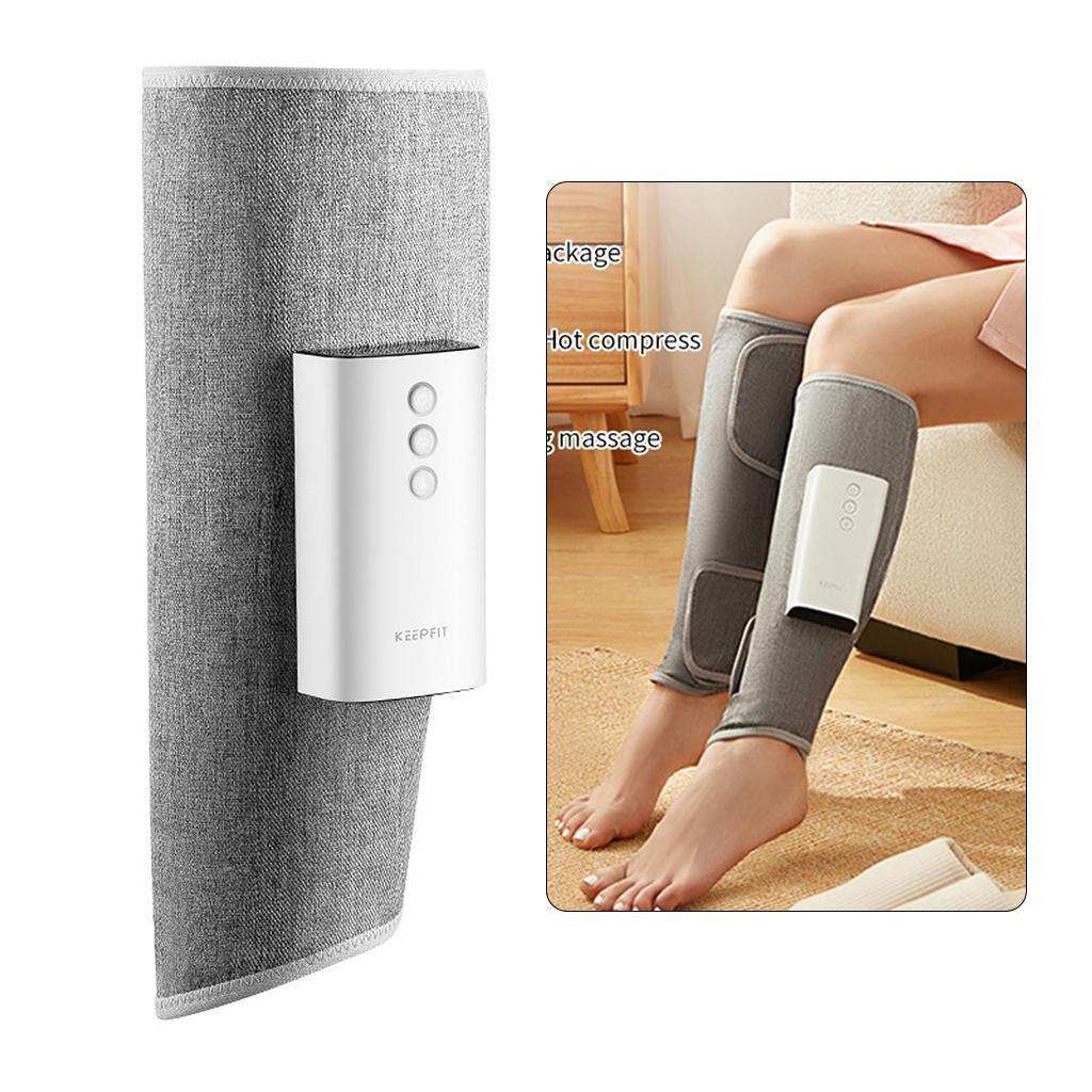 RevitalEase Leg Massager with Heat and Compression Therapy