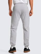 4-Way Stretch Athletic Joggers 30"/32" | Workout, Wrinkle-Free, Premium Soft, Tapered Leg, Casual, Pockets, Pants for Men