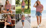 Always Read the Fine Print I'M Pregnancy T-Shirt Women Funny Maternity Shirt Casual Letter Print Graphic Tee Tops