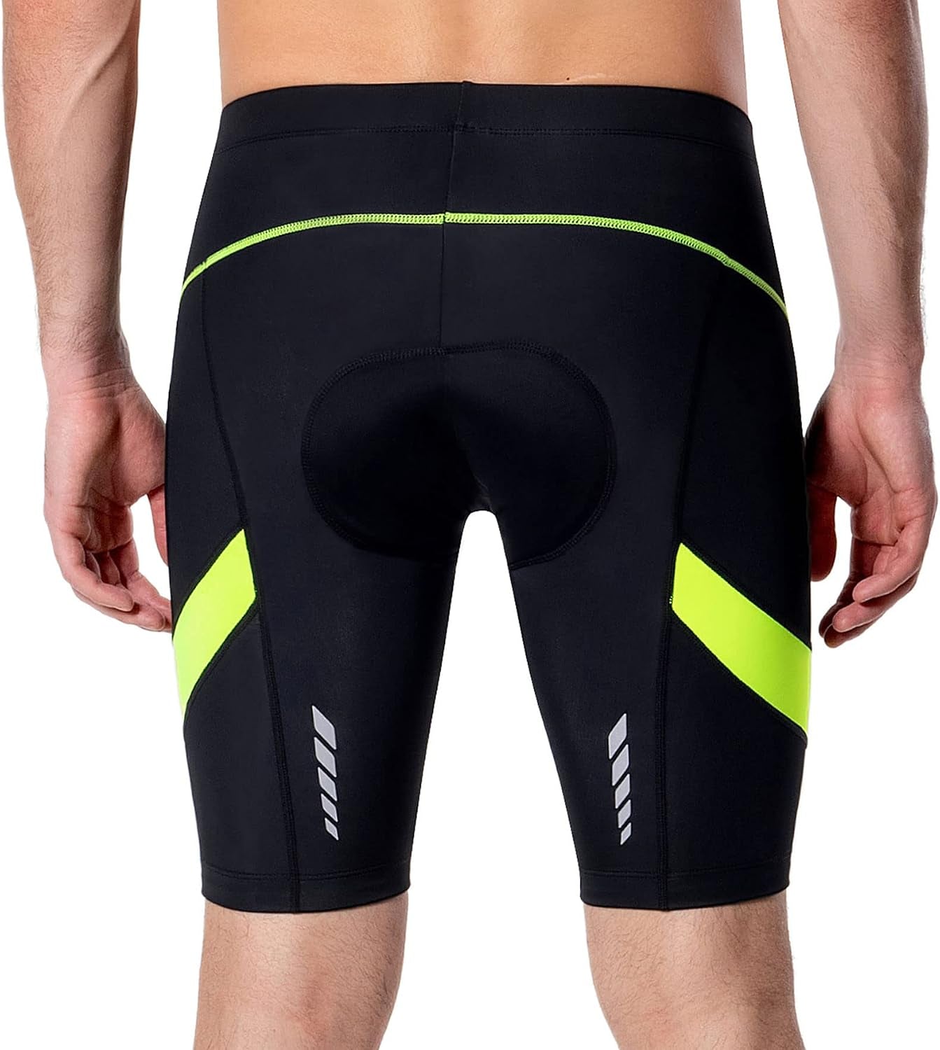 Men'S Cycling Shorts Padded Biking Cycle Clothes Bike Riding Pants Bicycle Mountain Bike Tights UPF 50+