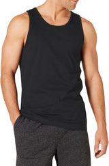 Men'S Active Quick Dry Tech Stretch Moisture Wicking Lightweight Gym Tank Top