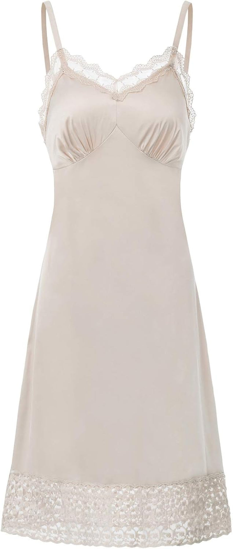 Lace Full Slips for Women under Dresses Adjustable Spaghetti Strap Cami Dress