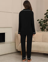 Women Pajama Set Long Sleeve Sleepwear Fashion Night Wear