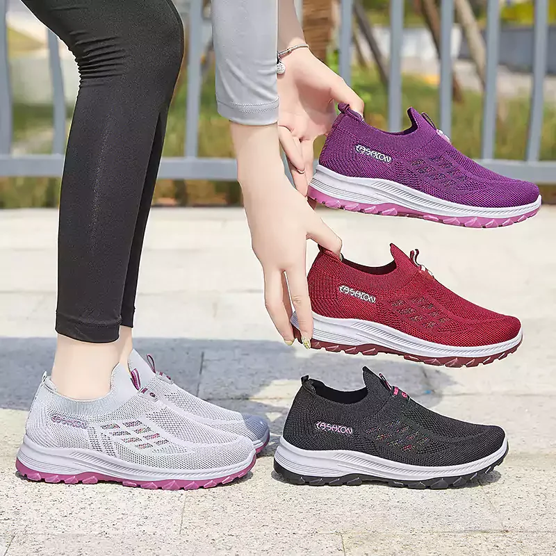 🔥Two pairs free shipping🔥Fly Knit Woven orthopedic foot support non-slip shoes