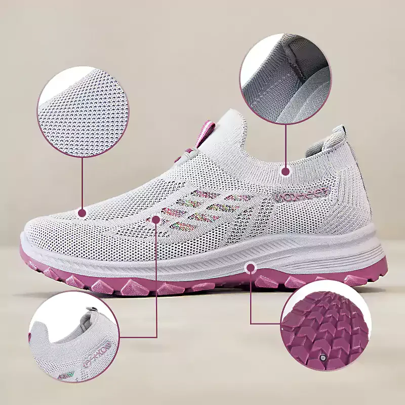 🔥Two pairs free shipping🔥Fly Knit Woven orthopedic foot support non-slip shoes