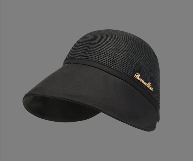 Hepburn style sunscreen cap in summer