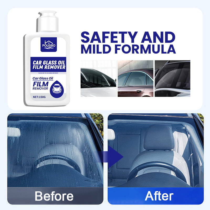 Pousbo® Car Glass Oil Film Remover