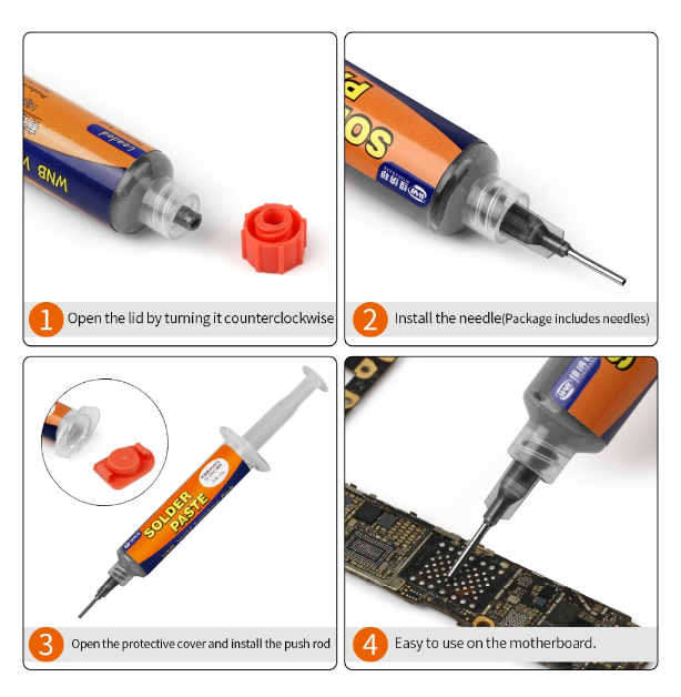 🔥HOT SALE🔥35g BGA Syringe Tin Solder Paste Leaded Sn63pb37 Melting Point 183 ℃