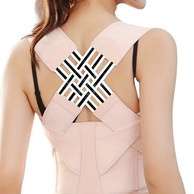 AlignRight Adjustable Posture Corrector for Back and Shoulder Support
