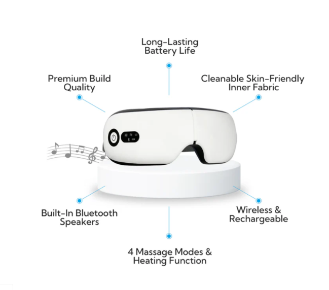 Eye Massager- with Heat and Vibration