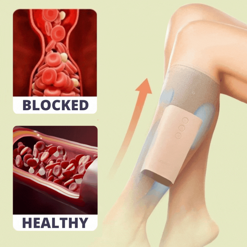 RevitalEase Leg Massager with Heat and Compression Therapy