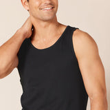 Men'S Active Quick Dry Tech Stretch Moisture Wicking Lightweight Gym Tank Top
