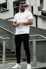 Men'S Ripped Jeans Slim Fit Skinny Stretch Jeans Pants