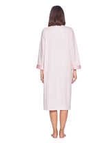 Women'S Quilted Long Sleeve Zip up House Dress Robe