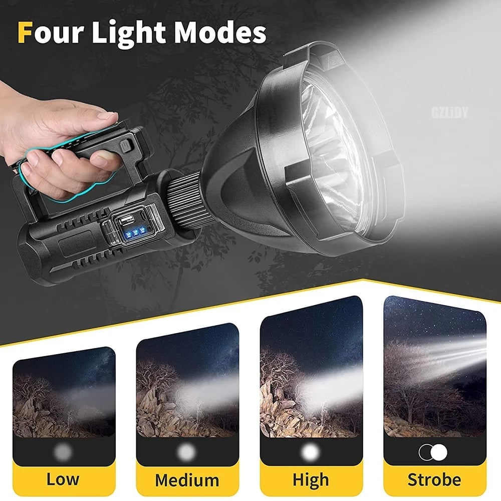 💥Limited Time Offer💥Rechargeable Tactical Spotlight Flashlight 160000 High LUMENS