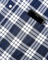 Mens Plaid Short Sleeve Button down Shirts Cotton Regular Fit Casual Gingham Shirts