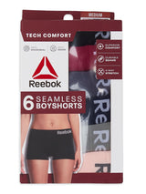Women'S Underwear Seamless Boyshort Panties, 6-Pack, Sizes XS-3XL