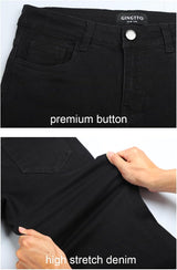 Men'S Ripped Jeans Slim Fit Skinny Stretch Jeans Pants