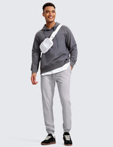 4-Way Stretch Athletic Joggers 30"/32" | Workout, Wrinkle-Free, Premium Soft, Tapered Leg, Casual, Pockets, Pants for Men