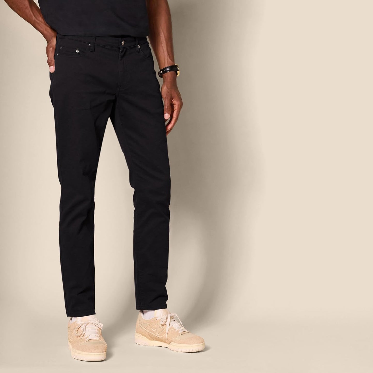 Men'S 5-Pocket Stretch Twill Casual Pants