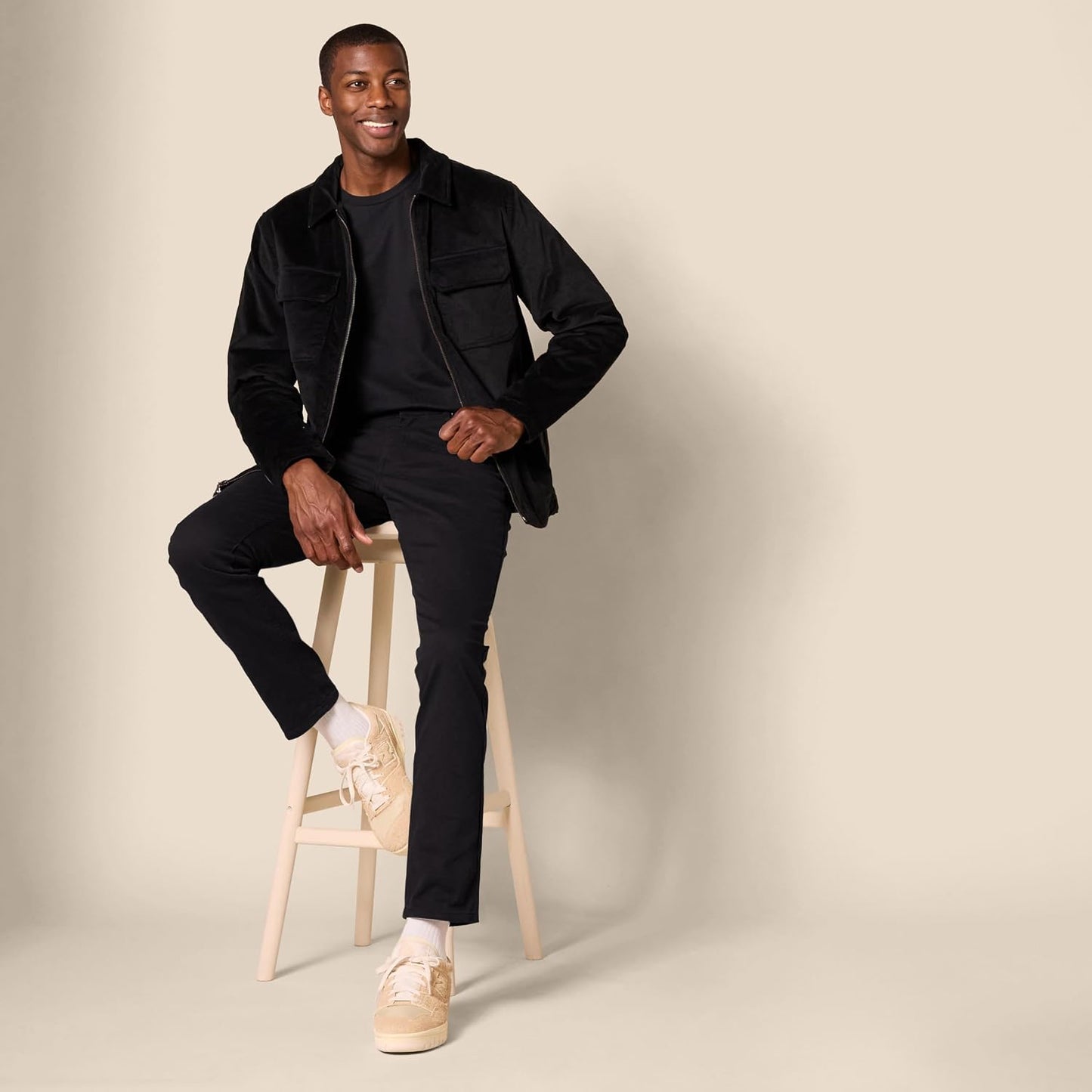 Men'S 5-Pocket Stretch Twill Casual Pants