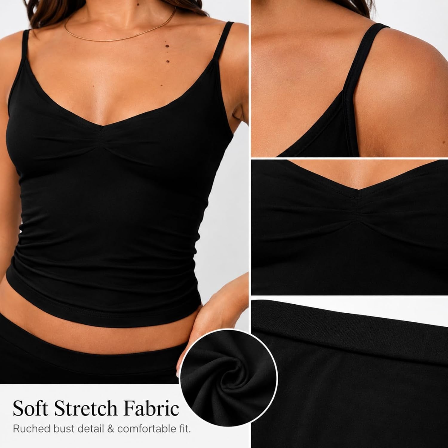 Two Piece Skirt Set for Women - Sexy Sleeveless Spaghetti Strap Pleated Tank Top Maxi Long Skirts Sets