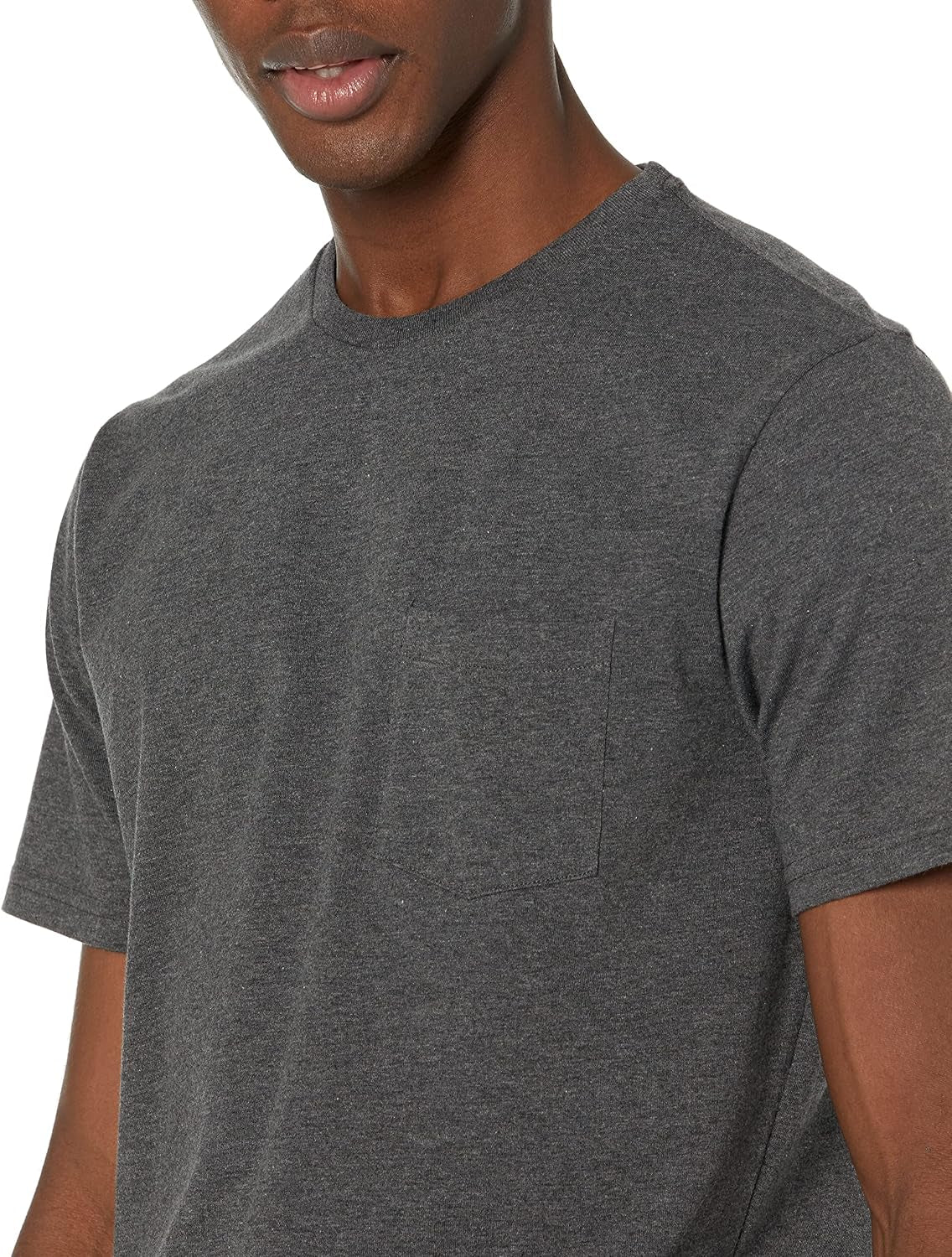 Men'S Short-Sleeve Crewneck Pocket T-Shirts, Pack of 2