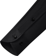 Mens Wrinkle Free Dress Shirts Regular Fit Business Button down Shirt Formal Long Sleeve Wedding Stretch Shirts
